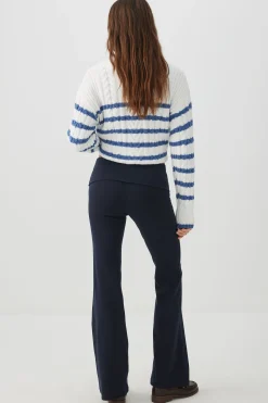 Foldover Flare Leg Leggings