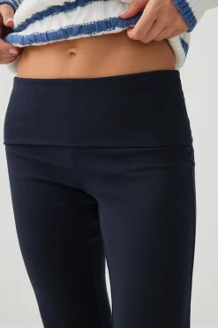 Foldover Flare Leg Leggings