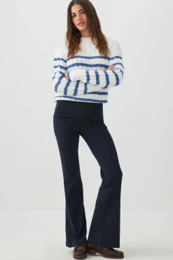 Foldover Flare Leg Leggings