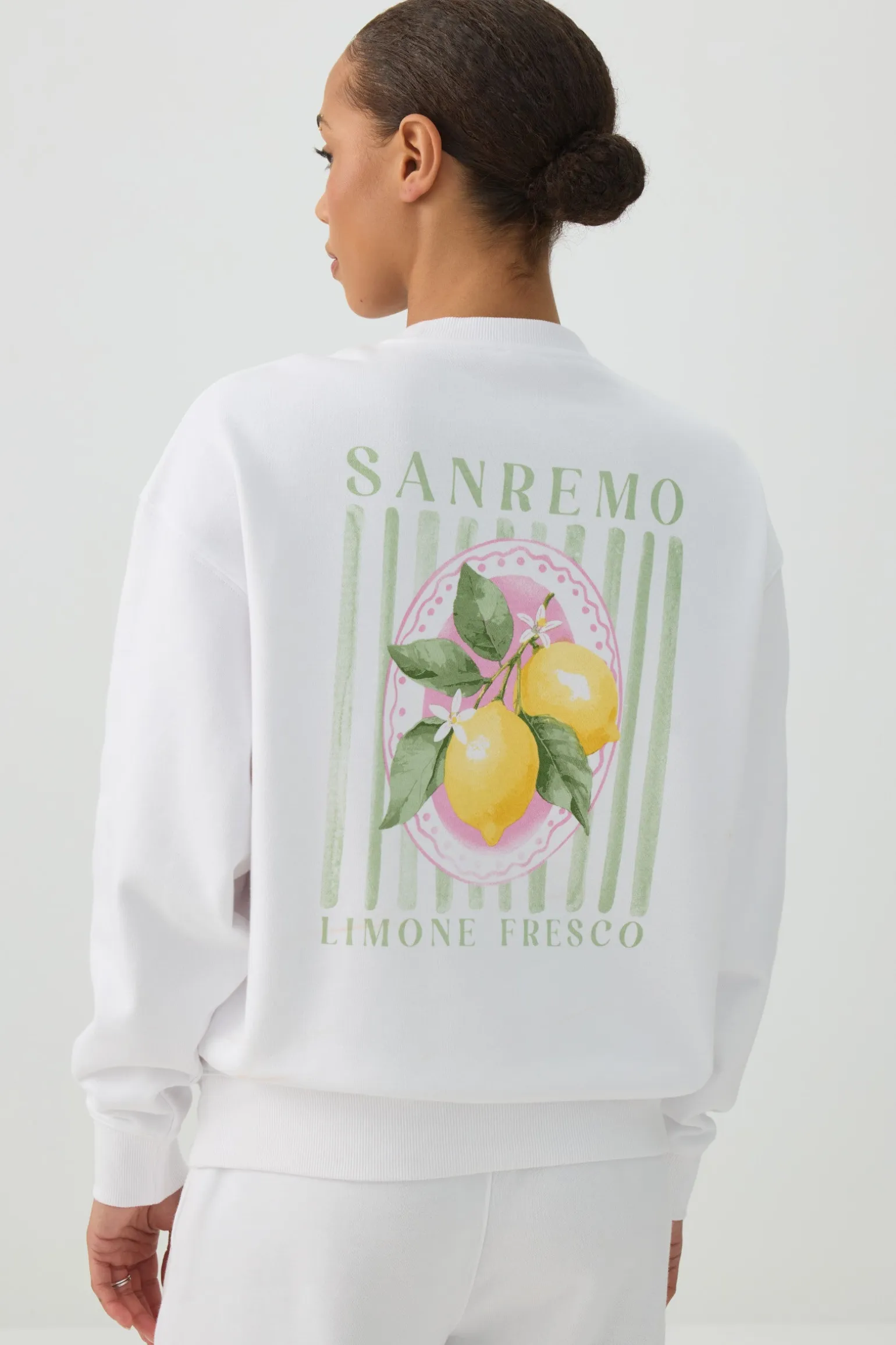 French Terry Crew Neck Sweatshirt