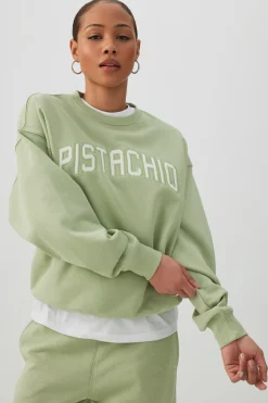 French Terry Crew Neck Sweatshirt