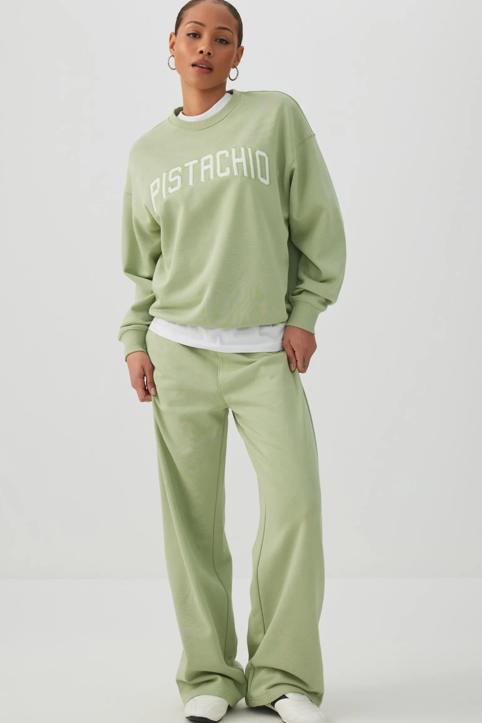French Terry Crew Neck Sweatshirt
