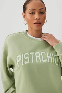 French Terry Crew Neck Sweatshirt
