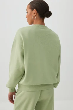 French Terry Crew Neck Sweatshirt