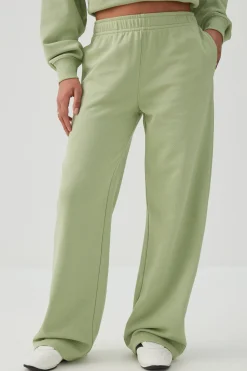 French Terry Wide Leg Pants