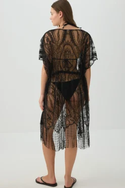 Fringe Midi Cover Up