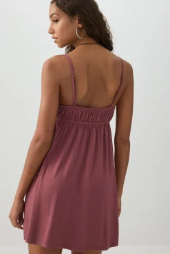 Front tie Babydoll Mini Dress