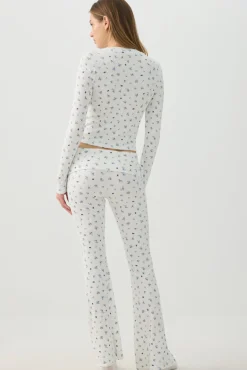 Fruit Print Super Soft Rib PJ Pants