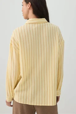 Gauze Button Up Shirt