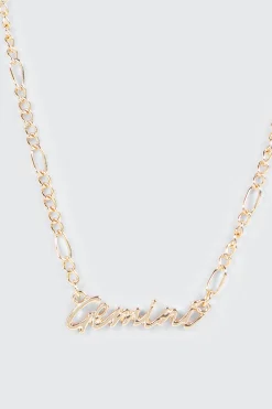 Gemini Zodiac Chain Necklace