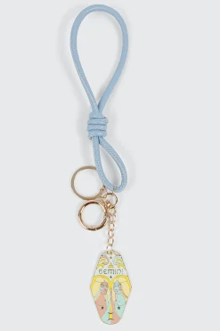 Gemini Zodiac Keychain