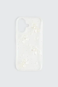 Glitter Bow iPhone 16 Case
