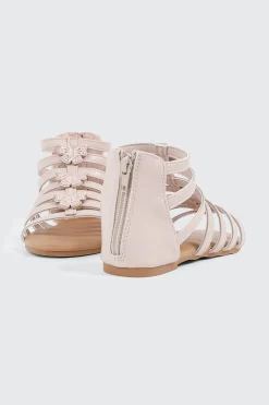 Glitter Butterfly Gladiator Sandals