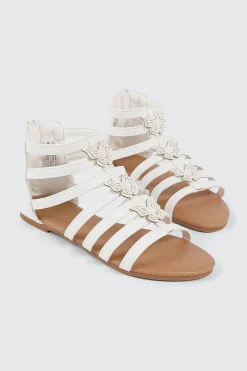 Glitter Butterfly Gladiator Sandals