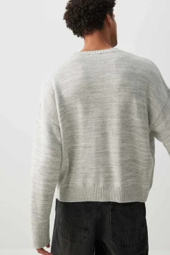 Graphic Crew Neck Sweater