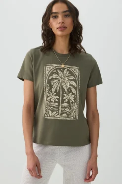 Graphic Crew Neck T-Shirt