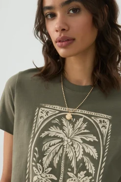 Graphic Crew Neck T-Shirt