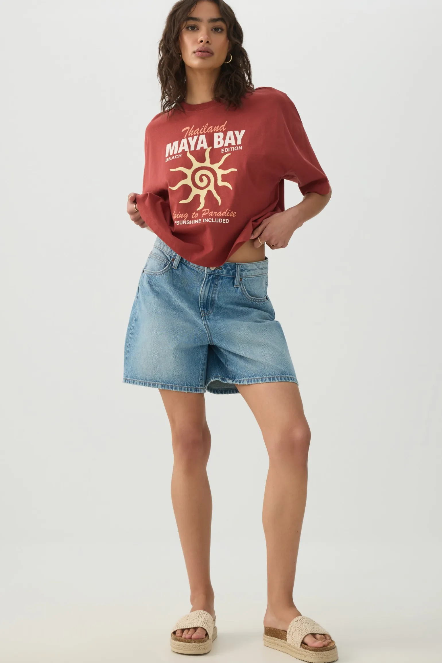 Graphic Drop Shoulder T-Shirt