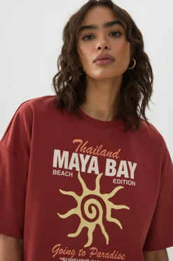 Graphic Drop Shoulder T-Shirt
