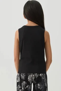 Graphic Knit Tank Top