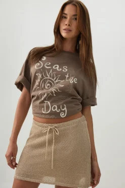 Graphic Print Oversized T-Shirt
