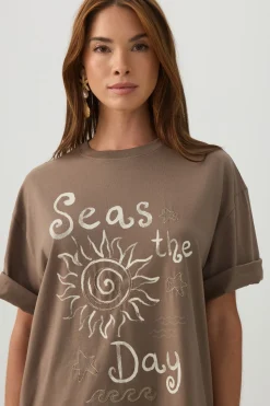 Graphic Print Oversized T-Shirt