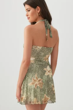 Halter Mini Dress