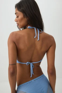 Halter Push Up Bikini Top