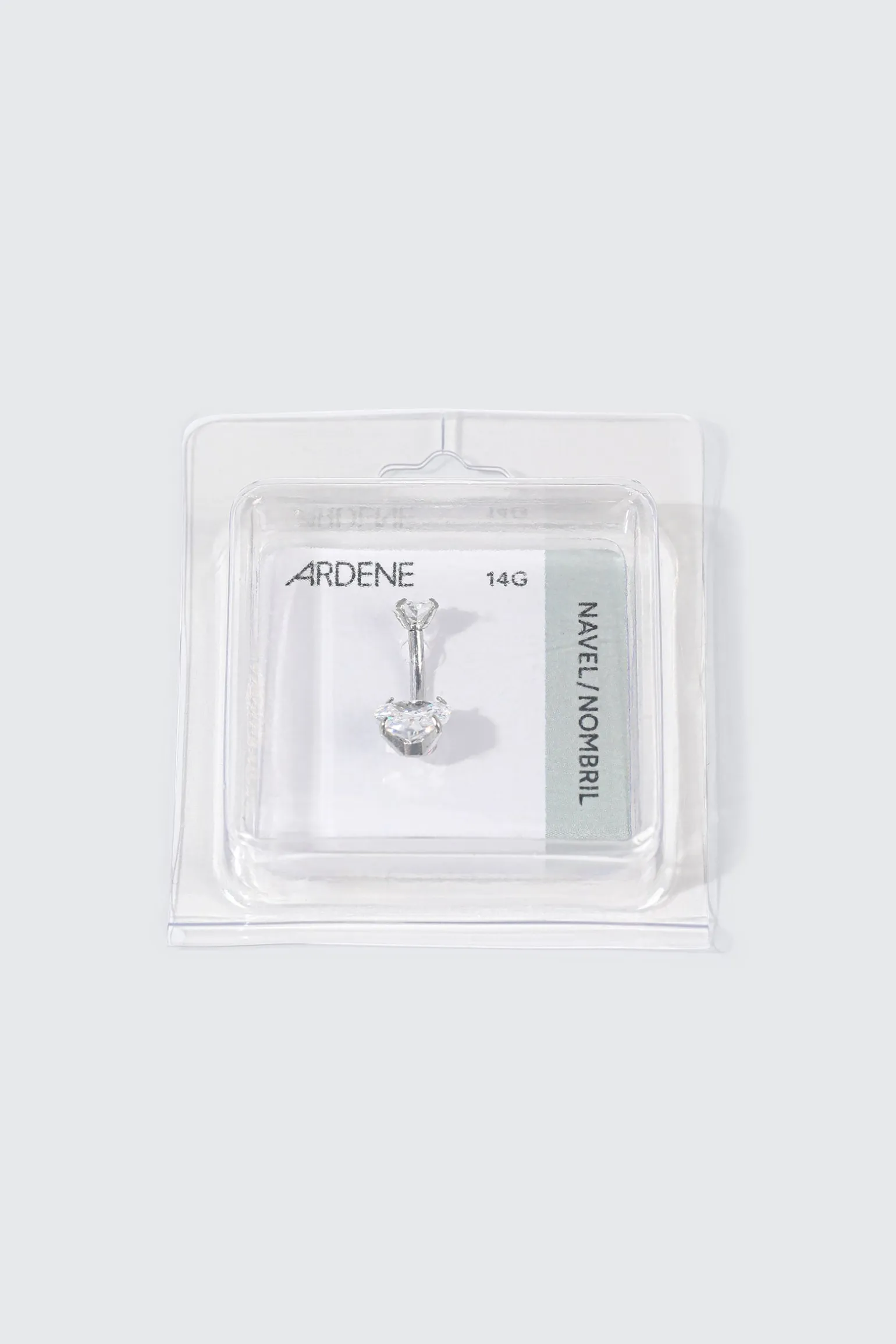 Heart Dangle Navel Piercing