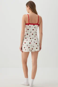 Hello Kitty Lettuce Hem PJ Set