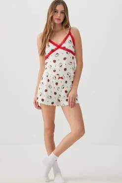 Hello Kitty Lettuce Hem PJ Set