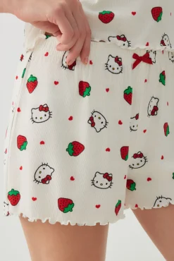 Hello Kitty Lettuce Hem PJ Set