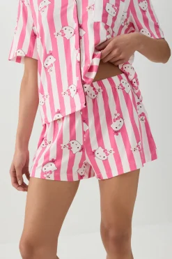Hello Kitty Print Pyjama Set