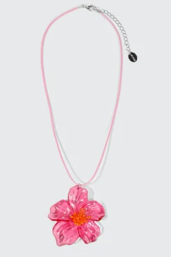 Hibiscus Pendant Necklace