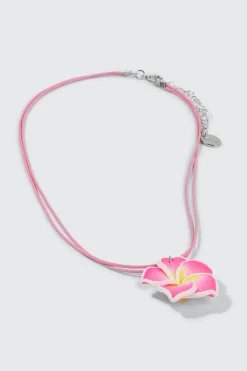 Hibiscus Pendant Necklace