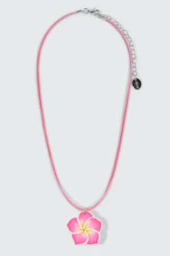 Hibiscus Pendant Necklace