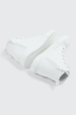High Top Sneakers with Embroideries