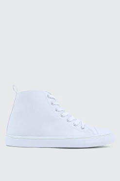 High Top Toe Cap Sneakers