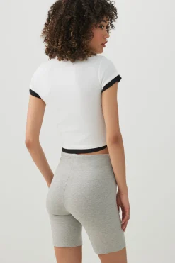 High-Waisted Biker Shorts