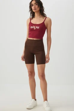 High-Waisted Biker Shorts