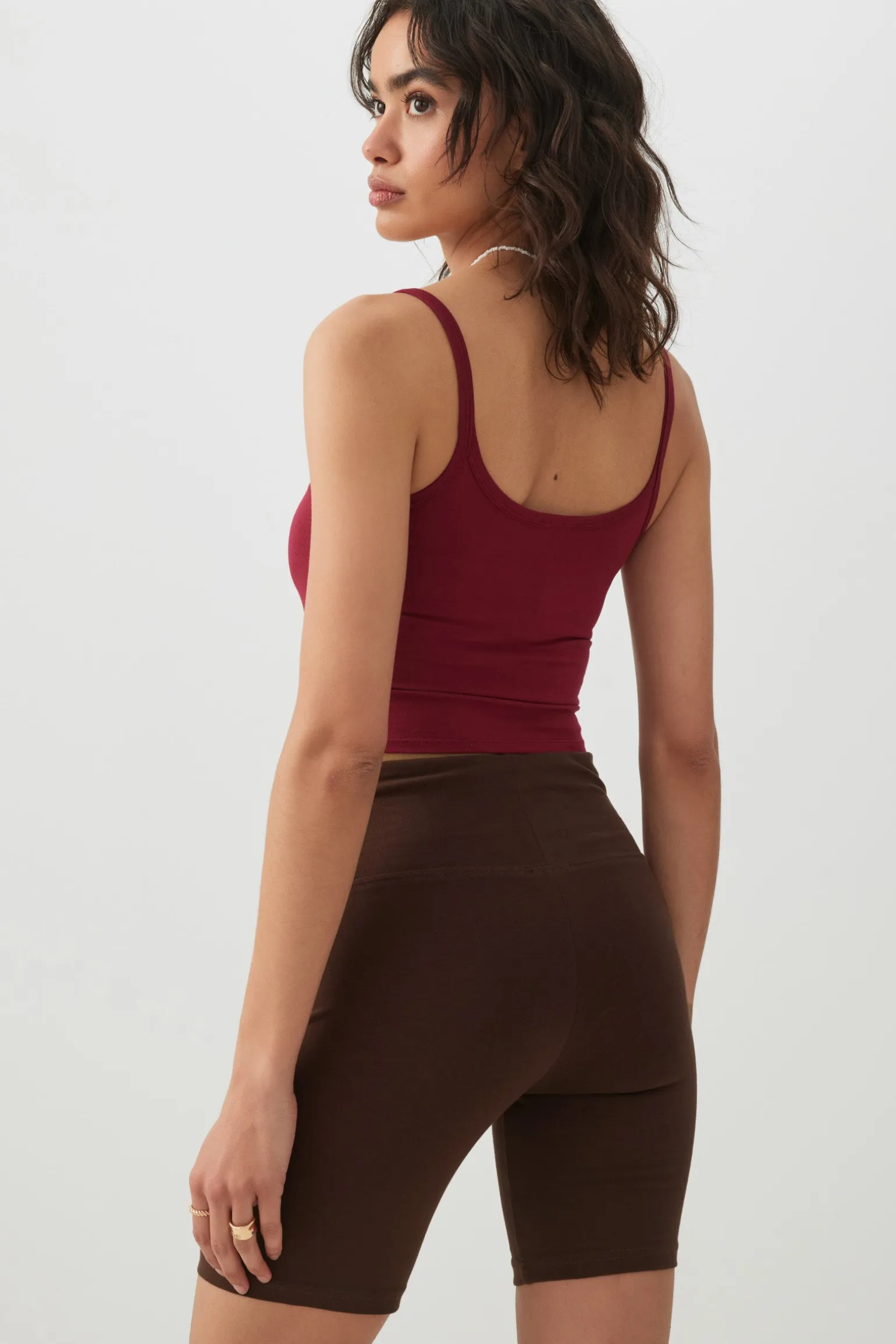 High-Waisted Biker Shorts