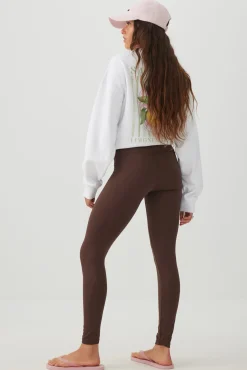 High Waisted Ribbed Leggings