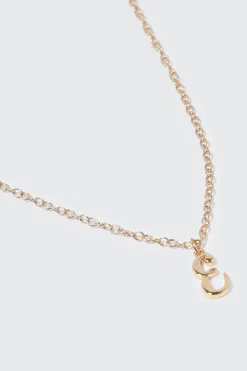 Initial E Necklace