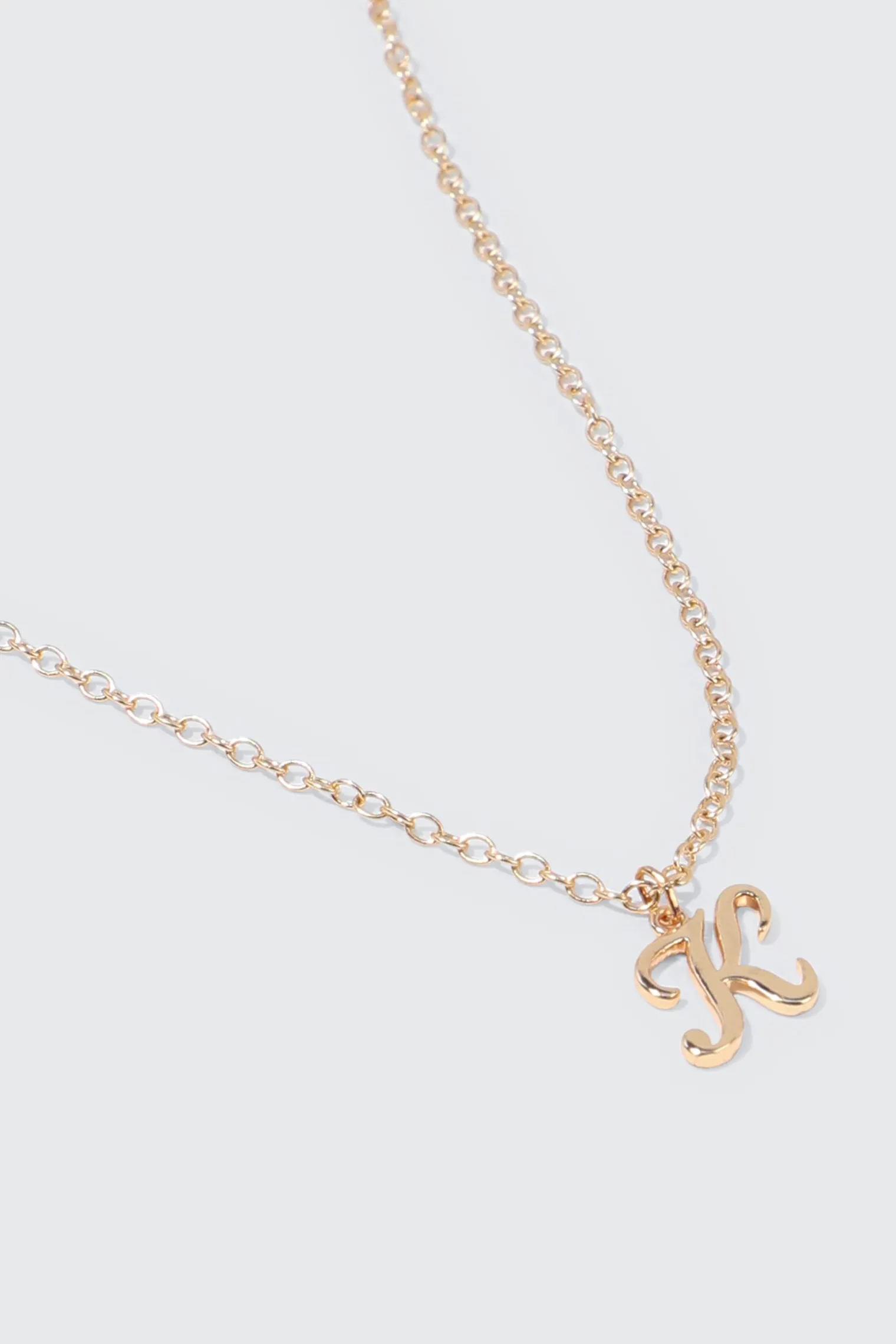 Initial K Necklace