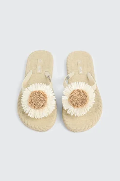 Jelly Floral Flip Flops