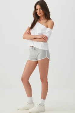 Jersey Off Shoulder T-Shirt