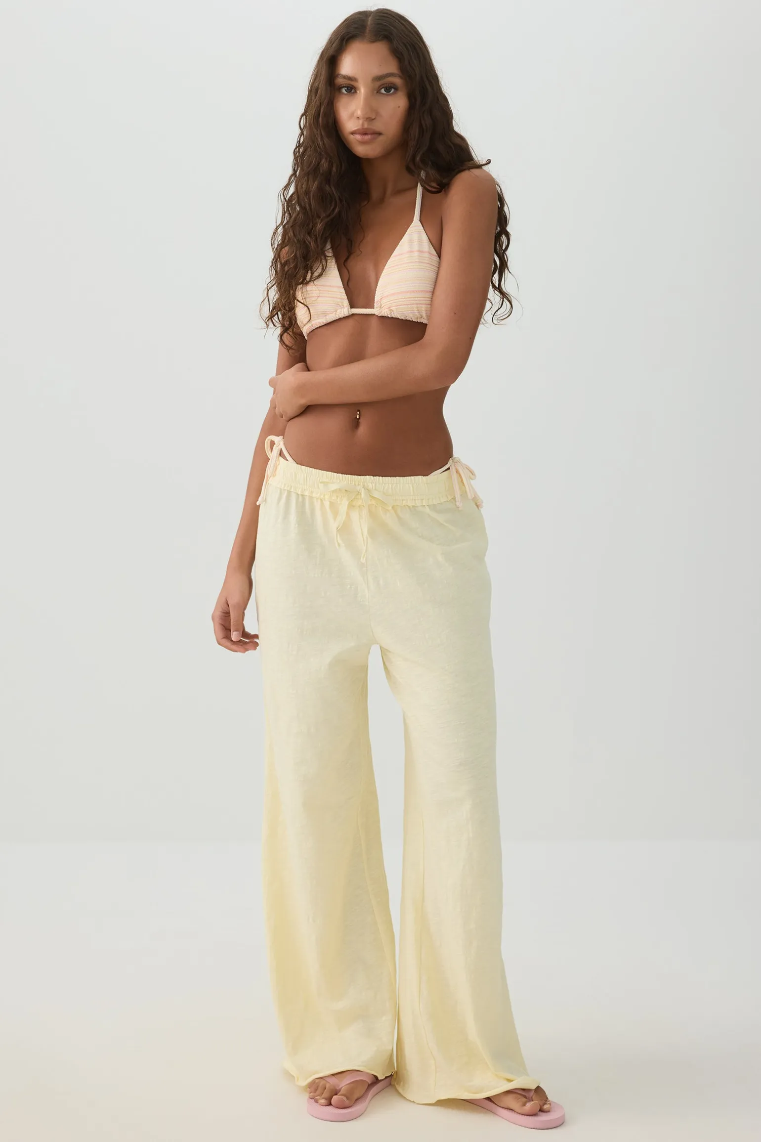 Jersey Wide Leg Pants