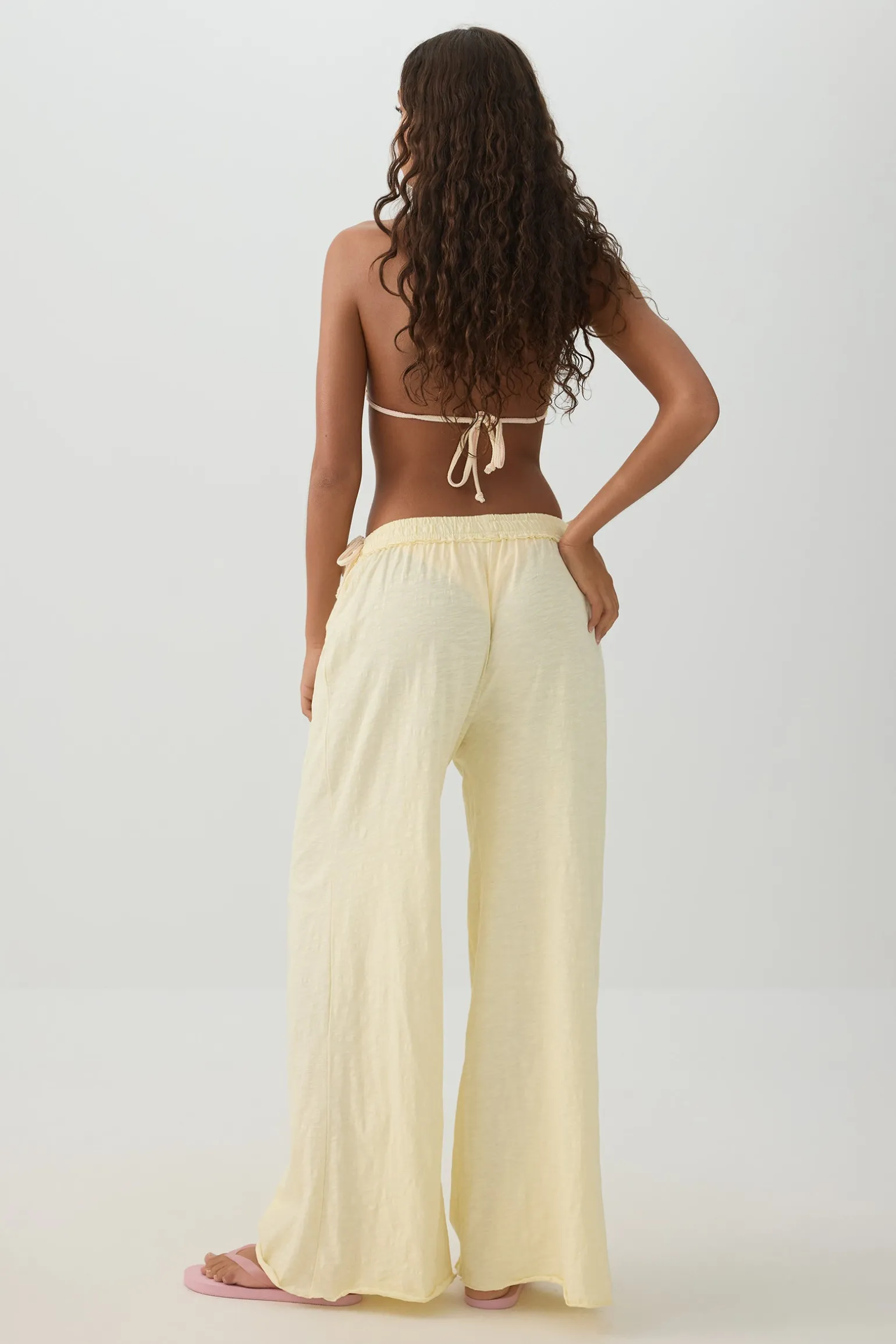 Jersey Wide Leg Pants