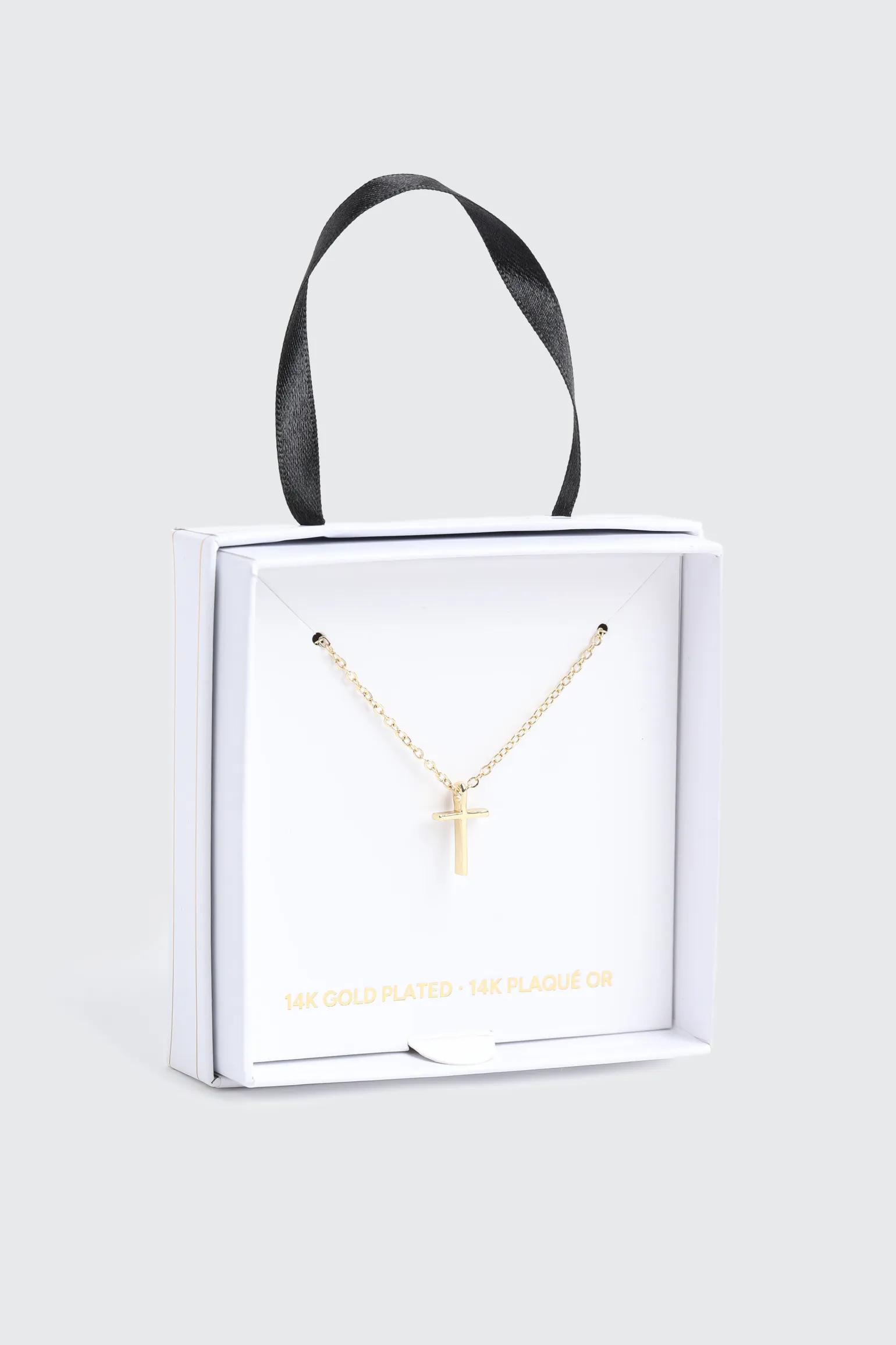 14K Gold Plated Cross Necklace