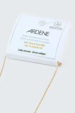 14K Gold Plated Cross Necklace